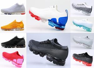 Chaussures MOC 2 bezkutki 2.0 Buty do biegania Trzy czarne Męskie Kobiety Sneakers Fly White Knit Reaction Poduszki Racer Trenerzy Zapatos 36-45