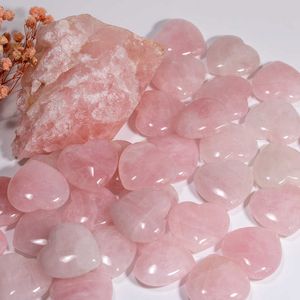 Accessori 8pcs/lotto 30mm Love Heart Heart Crystal Crystal Ciondoli per perle di gioielli naturali