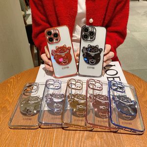 Phone Cases Iphone 13 Pro Max Case Lucky Cat Transparent 12 11 x xs xs 7 8 plus