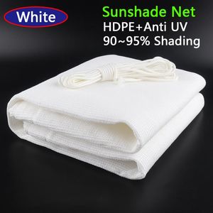 Shade Customize White Sunshade Net Thicken Anti-UV HDPE Balcony Safety Privacy Nets Garden Plant Sunscreen Sails