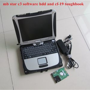 strumento mb star c3 hdd 320gb xentry das con il computer portatile cf19 touch screen diagnostica del computer hardbook