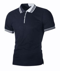 Polo da golftennis Maglietta da uomo a maniche corte con risvolto Maglietta sportiva di marca T-shirt Patchwork Streetwear Trendy Giovani Studenti Abbigliamento sportivo Slim fit Magliette polo Abbigliamento