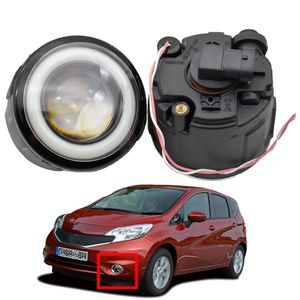 Para Nissan Nota (E11) MPV 2006 FOG LED LED DRL Acessórios para Carro Faróis Styling Lente Anjo Olho Alta Qualidade