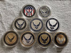 Geschenkmusterbestellung: U.S. Air Force Challenge Coin Gathering, Pilot Collection Military Challenge. Abzeichen/Souvenir, Metallhandwerk. cx