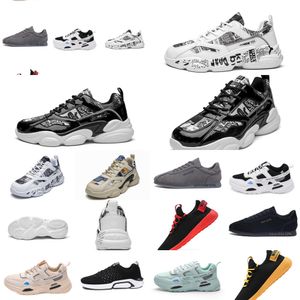 4c82 för hotsale plattform löpande skor män mens tränare vit trippel svart cool grå utomhus sport sneakers storlek 39-44 13