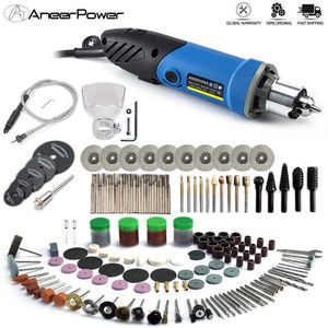 Variable Speed Dremel 480W Mini Electric Drill Engraving Polishing Machine Rotary Tool Wood Carving Milling Cutter Rasp File Etc 210719