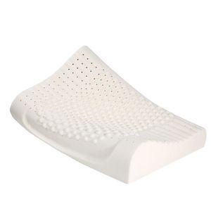 Antibakteriell naturlig latexkudde Slow Memory Foam Pillow Cervical Vertebra Hälsovård Massage Sängkläder Mekanisk Design F0448 210420