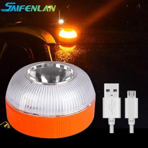 Emergency Lights USB RECHAREBLEABLE LIGHT V16 DGT BIL SￄKERHETSFALNER FEACON MAGNETISK INDUKTION STROBE Outdoor 18650 Arbetslampa