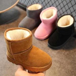 Boots Fashion Children الأحذية غير الرسمية Baby Boys Girls Snow Kids Running Sport White Child Shelle Sneakers Y2210