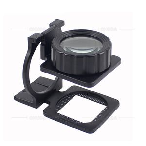 Magnification 15x Microscope Loupe Lamp Magnifier LED Illuminated Printers Loupes Magnifying Glass Lights Tester