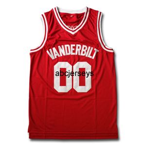 Tam Nakış Erkekleri Gençlik Kadın Vintage #Steve Urkel 00 Vanderbilt Muskrats Koleji Basketbol Jerseyxs-6xl