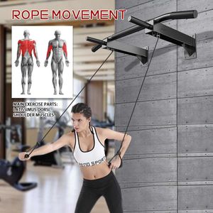 Klimmzug-Doppelstange, Wandmontage, Heim-Fitnessstudio, horizontale Stangen, Innen-Fitnessgeräte, Sportkabel, Türöffnung, Kinn-Oberkörper-Verriegelungsmechanismus, rutschfester Handschuh, Workout, solide