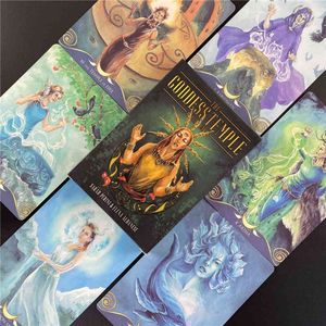 NOVITÀ Tarocchi Dea Tempio Oracle Gioco di carte Deck Board per adulti Famiglia Principiante Destino Divinazione amore 4IQ8