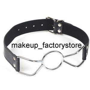 Massage Leather Sex Toys Ring Gag Flirting Open Mouth With O-Ring During Sexual Bondage ,BDSM Roleplay And Adult Erotic Play For Couples