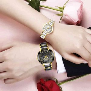 Lige 원래 브랜드 커플 시계 남자 시계 여성 패션 방수 쌍 시계 시계 Calendar Wristwatch Reloj Mujer Montre 210517