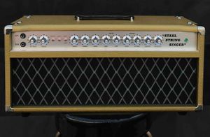 Anpassad grand gitarr amp d-stil pedaler SSS100 stålsträng sångare med FET-förstärkning, volym, diskant, mitt, bas, hög, låg, skicka, retur, master, närvaronkontroll deluxe version