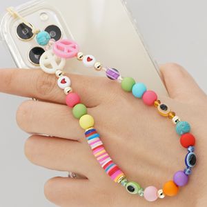 Neue Mode Bunte Handy-Zubehör Polymer Clay Perlen Stränge Zelle Dekorieren Zubehör