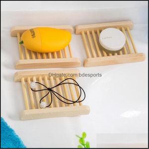 皿の屋敷ホームガーデーナラル竹皿木製トレイホルダー貯蔵石鹸ラック箱ボックスコンテナ浴室ドロップデル