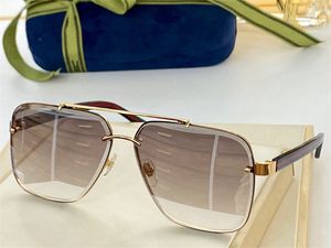 Erkekler ve Kadınlar için Güneş Gözlüğü Yaz Stil Anti-Ultraviyole 0399 Retro Plaka Metal Dikdörtgen Tam Çerçeve Moda Gözlükler Rastgele Kutu