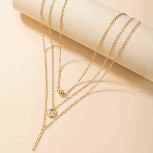 Tocona elenant geoemry hänge halsband för kvinnor charms multi-lager guld silver färg justerbar fest smycken krage lcy-005 g1206