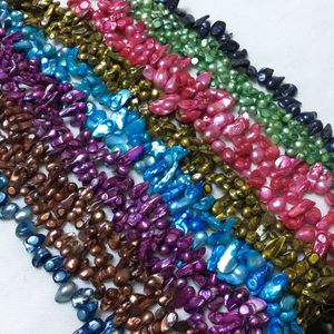 DIY Rohstoffe Qing Stock Farbe Süßwasser Barock Halbzeuge Perlen der Halskette