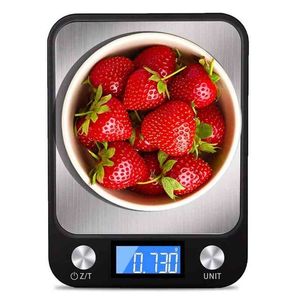 Digital Kitchen Food Scale 10kg 1g Stainless Steel Weighing Electronic Scales Measuring Tools Kitchen Scales for Cooking Baking 210915