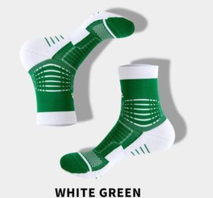 Laufsocken, Basketball-Herren-Mittelrohr, modisch, schön, atmungsaktiv, verdickter Handtuchboden, Schweißabsorption, rutschfeste Outdoor-Sport-Druck-Kniestrümpfe