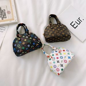Fashion Style Girl's Messenger Bag Summer Printing Kids Handbags Mini Tote Purse Princess Shell Bags Portable Decoration Wallet should bags G4OG7RZ