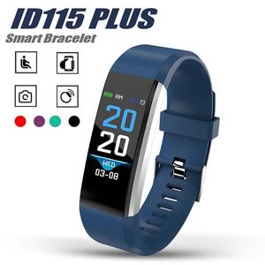 Multifunktionales 115 Plus Smart-Armband für Bildschirm, Fitness-Tracker, Schrittzähler, Uhr, Zähler, Herzfrequenz-Blutdruckmessgerät