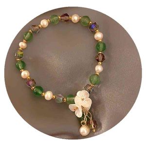 Bracciale con ciondoli in vera giada naturale, braccialetto con perline di giada naturale, ametista fortunata, pietra di fragola