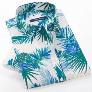 14色プラスサイズメンズ半袖花のシャツ夏のファッションカジュアルハワイアンオス5xl 6xl 7xl 8xl 9xl 10xl 210721