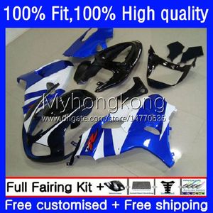 Kroppssprutor för SUZUKI SRAD TL1000R TL1000 1998-2003 30NO.106 TL 1000 R 1000R 1998 1999 2000 2001 2002 2003 TL-1000R 98 99 00 01 02 03 OEM Fairing Black Blue Kit