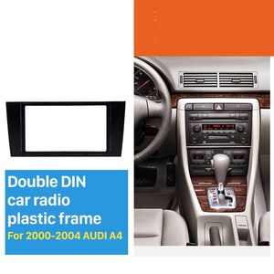 2DIN 173 * 98mm OEM Hiçbir Boşluk Yıkım Araba Radyo Paneli Fasya Audi A4 2000 2001-2004 Dash Trim Kurulum Stereo Çerçeve