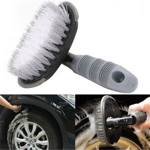 1 pc carro automático falou caminhão de moto liga de roda escova pneu rim hub limpo plástico revestido lavagem de fio lavagem ferramenta de limpeza