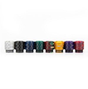 810 Bocchino Cobra Resina TFV8 Drip Tip Per Vasi Larghi TFV 8 Big Baby Tanks E TFV12 Prince Tank