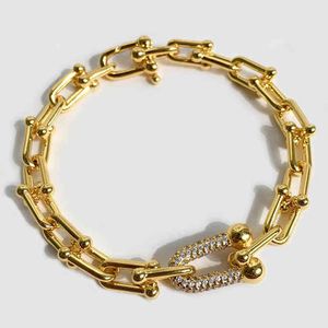 2022 New U Chain Luxury Fashion Brand Digner Armband för kvinnor Smycken