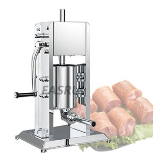Manual Sausage Stuffer Filler Maker Food Processor Stainless Steel Meat Grinder Blender Sausages Filling Machine