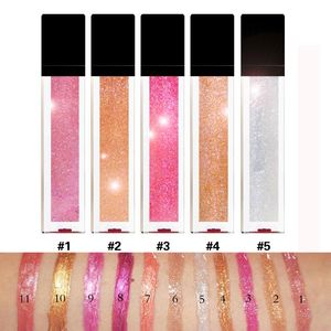 Wholesale Shiny Glitter Shimmer Lipgloss Makeup Long Lasting Moist Glossy Liquid Lipstick Cosmetics Custom Your Logo Lip Gloss