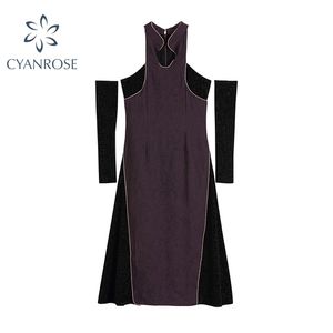 Women Sexy QiPao Vintage Paty Dress Chinese Style Embroidery Cheongsam Lady Summer Fashion Sleeveless Female Slim 210515