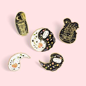 Pins, Broşlar Karikatür Film Emaye Pin Özel Japon Anime Taichi Rozeti Çanta Yaka Toka Takı Hediye Çocuklar Arkadaşlar için