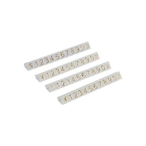 Display a led in plastica trasparente per gioielli Numeri di finitura dei prezzi