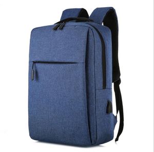 Erkekler Laptop Sırt Çantası İşlevli Bilgisayar Su Geçirmez Çanta Okul Sırt Çantaları Genç Oxford Omuz Bagpack Için