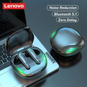 Original Lenovo XT92 TWS Gaming Bluetooth 5.1 Earphone Low Latency Noise Reduction Wireless Headphones with Mic 9D HIFI Headsets