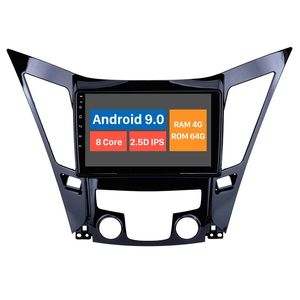 9 tum Android 10.0 Bil DVD Radio Bluetooth 4G WiFi Multimedia Player för 2011-2015 Hyundai Sonata I40 I45