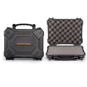 50 Stück 12,6 Zoll Outdoor Tactical Safety Sealed Tool Box Gear Storage Box Ausrüstung Toolbox Koffer stoßfest mit Schaumstoff-Tragetasche KOSTENLOSE Zollgebühren