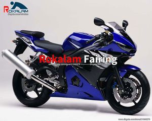 Blaue schwarze Verkleidungen für Yamaha YZF R6 YZF-R6 2003 2004 YZF600 R6 03 04 Aftermarket-Verkleidungen (Spritzguss)