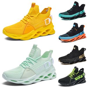 Fashions Yüksek Kalite Erkekler Koşu Ayakkabıları Nefes Eğitmenler Kurt Gri Tur Sarı Teals Üçlü Siyahlar Khakis Yeşiller Açık Kahverengi Bronz Mens Açık Spor Sneakers