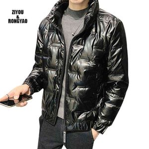 Inverno Autunno Uomo Giacca ultraleggera Piumino d'anatra bianca Cappotto Uomo Piumini Inverno Uomo Casual Piumino Cappotto Caldo Parka 5XL G1115