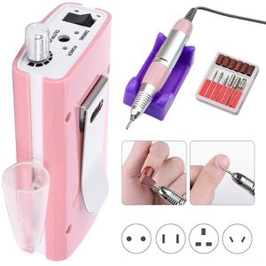 Nail Drill & Accessories 35000RPM Rechargeable Machine Portable Manicure Professional Gel Polish Remover