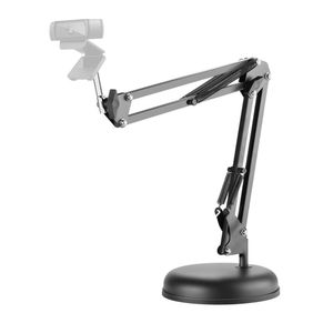 Adjustable Desktop Suspension Boom Scissor Arm Stand Holder with Base for Logitech Webcam C922 C930e C930 C920 C615